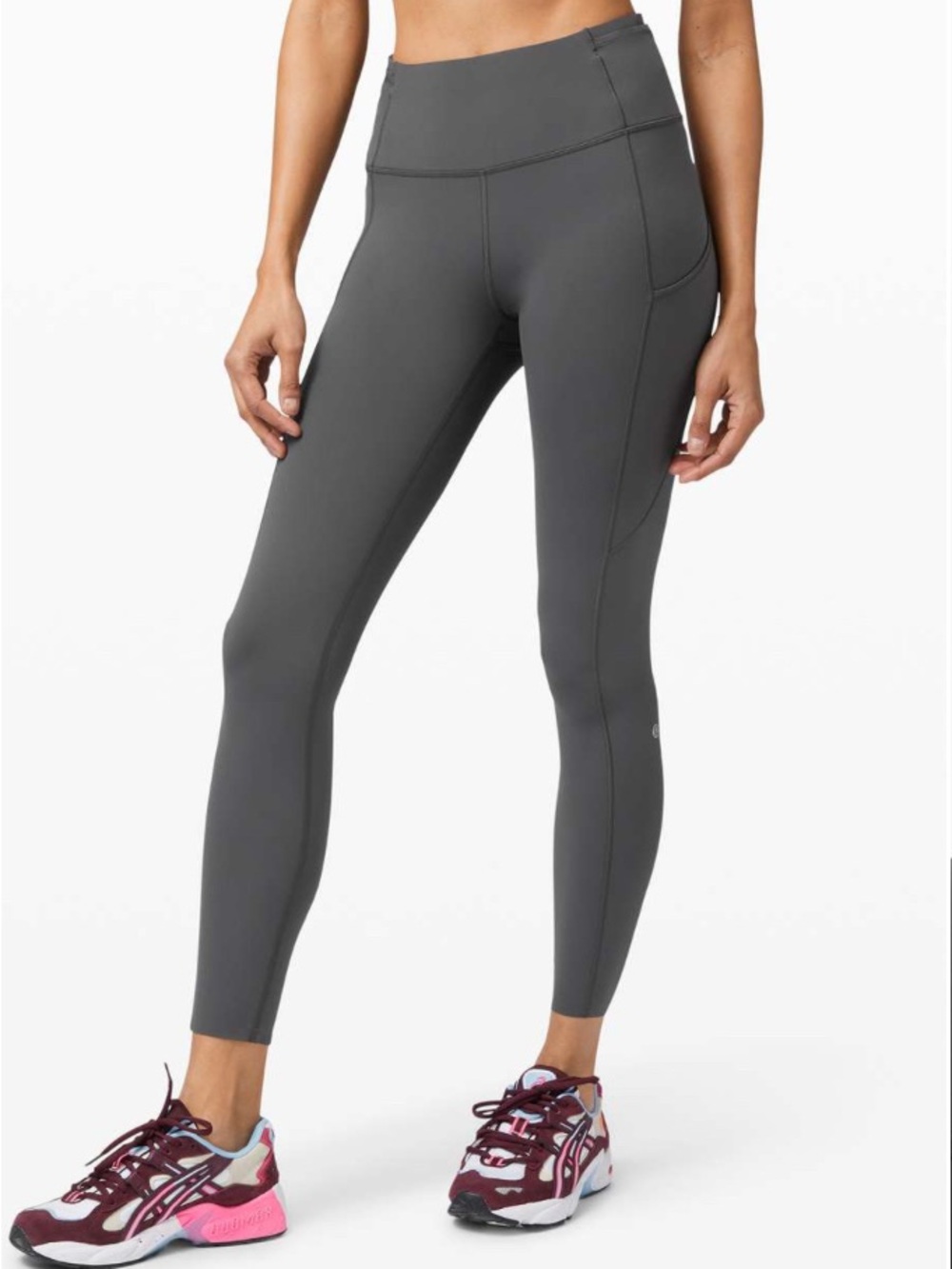 Lululemon Fast and Free Tight II 25" in Graphite Grey